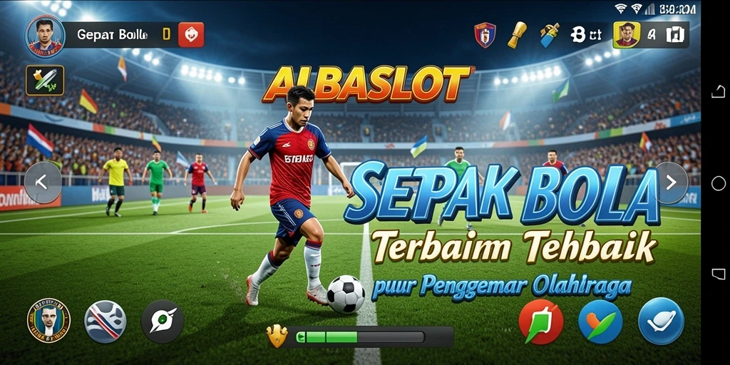 Tampilan menarik dari gameplay <strong>ALBASLOT</strong> yang penuh aksi sepak bola.