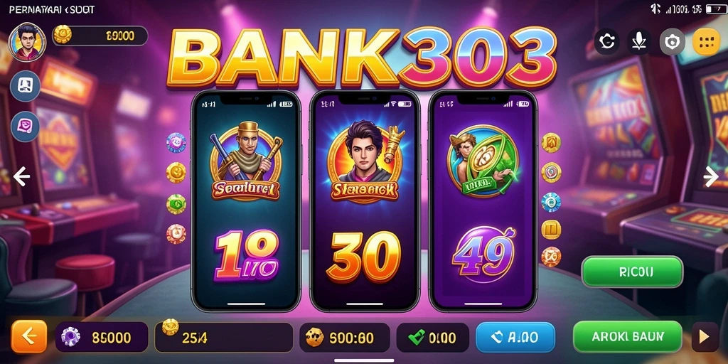 Tampilan gameplay BANK303 yang seru dan mendebarkan.