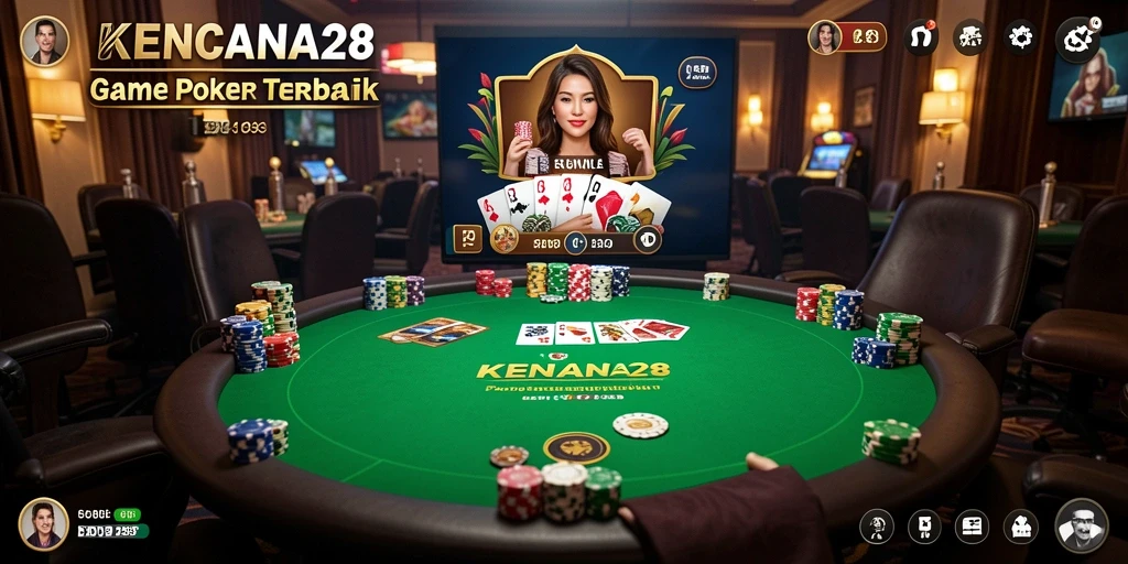 Screenshot gameplay KENCANA28 yang menampilkan aksi seru Poker.