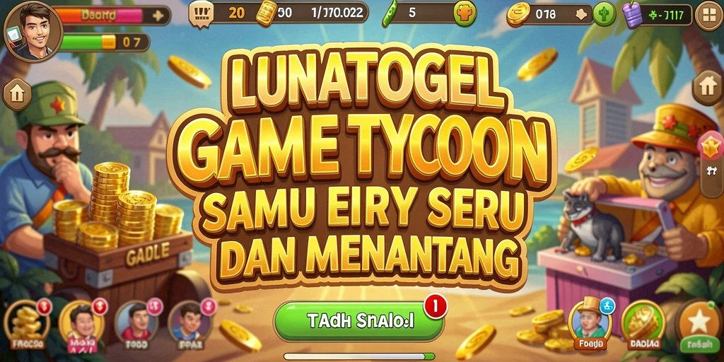 Tangkap momen seru dalam gameplay Tycoon LUNATOGEL.