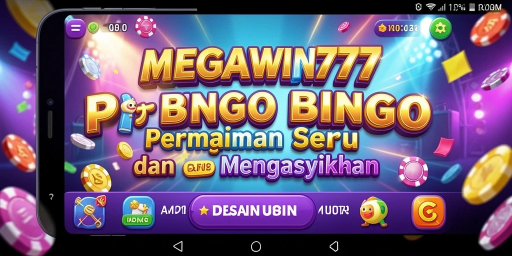 Tampilan gameplay seru dari MEGAWIN777 saat bermain Bingo.