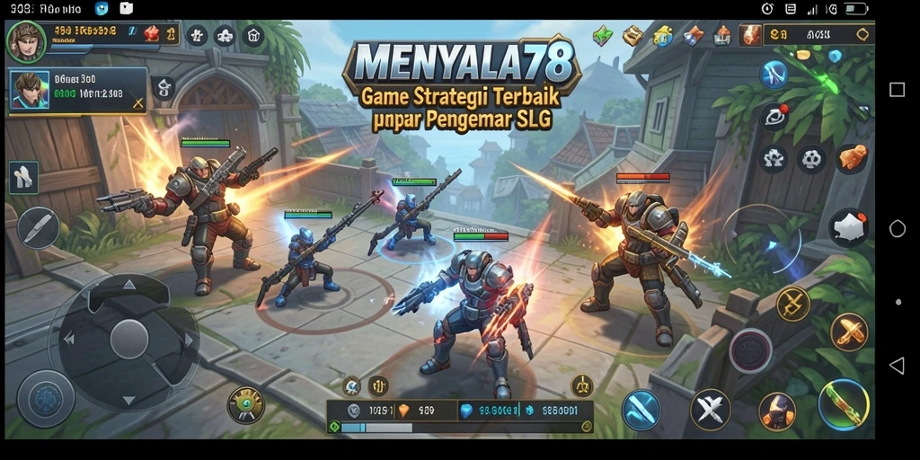 Tangkapan layar MENYALA78 menampilkan pertempuran strategis yang intens dan grafik yang memukau.