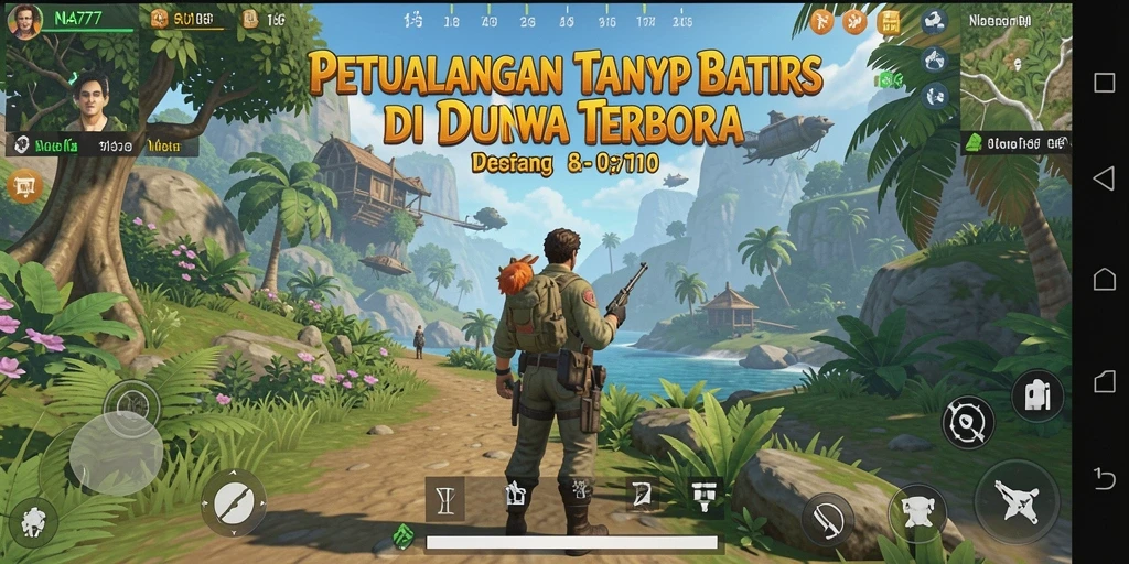 Tampilan gameplay NA777 yang menampilkan dunia terbuka yang luas dan interaktif.