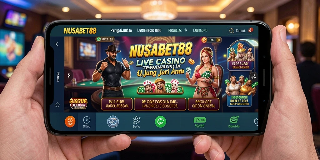 Tampilan antarmuka NUSABET88 saat bermain Live Casino yang memukau.