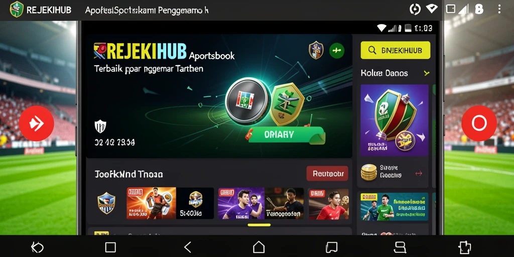Tampilan menarik dari gameplay taruhan olahraga di REJEKIHUB.