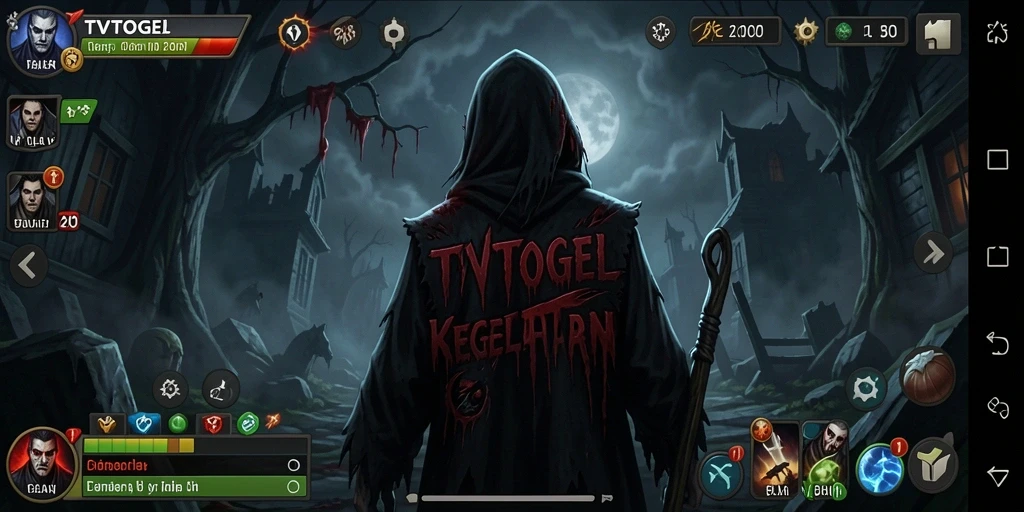 Tangkapan layar momen menakutkan dalam gameplay TVTOGEL.