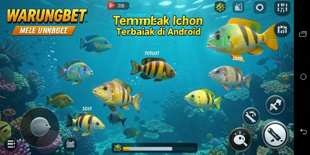 Gameplay seru dalam WARUNGBET yang penuh dengan petualangan menangkap ikan.
