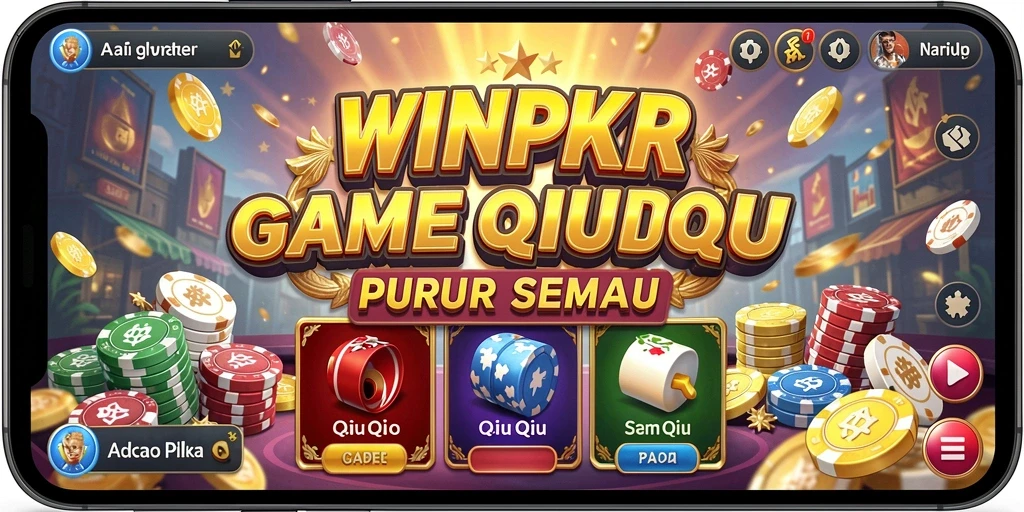 Tampilan menarik gameplay QiuQiu di WINPKR.